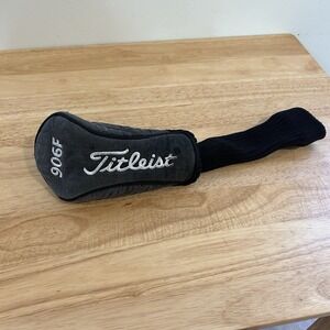 Titleist 906F Fairway Wood Golf Club Headcover PT OEM 15 Degrees Gray And Black